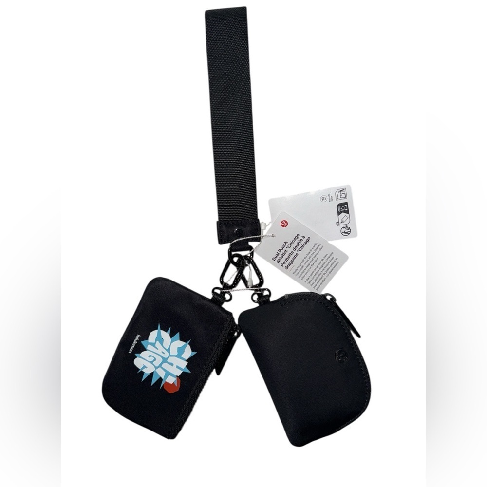 Lululemon Dual Pouch Wristlet, Chicago, NWT